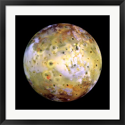 Framed Jupiter&#39;s Moon Lo II Print