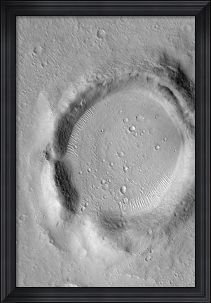Framed Ascraeus Mons Pits Print