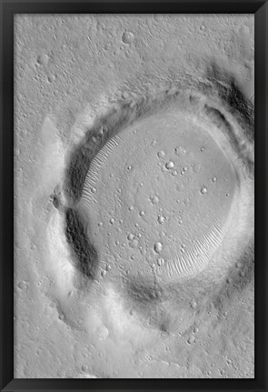 Framed Ascraeus Mons Pits Print