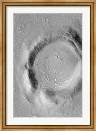 Framed Ascraeus Mons Pits Print