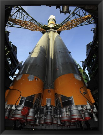 Framed Soyuz TMA-13 Spacecraft Arrives at the Launch Pad Print