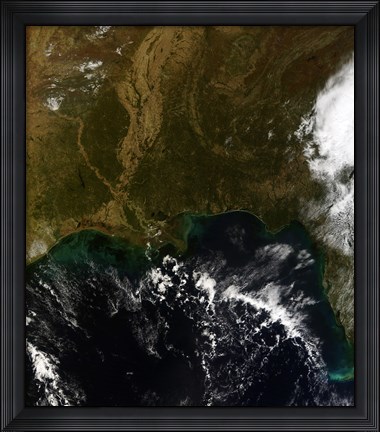 Framed Southeastern United States Print