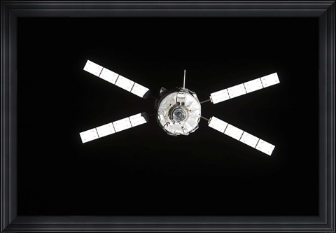Framed European Space Agency&#39;s Jules Verne Automated Transfer Vehicle Print