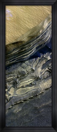 Framed Layers Exposed at Polar Canyon Print