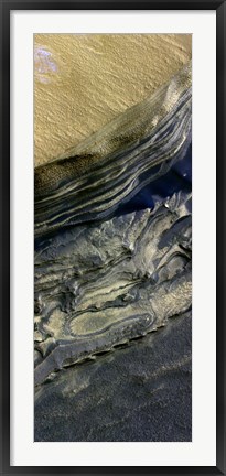 Framed Layers Exposed at Polar Canyon Print