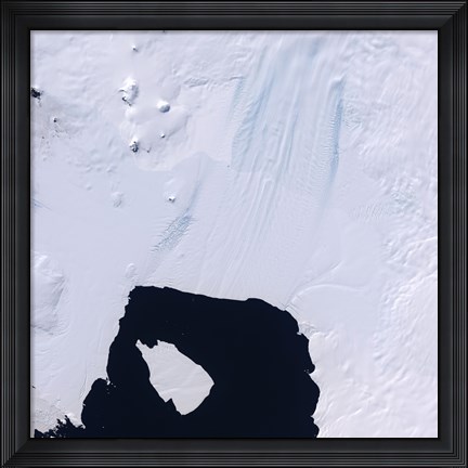 Framed Pine Island Glacier Print