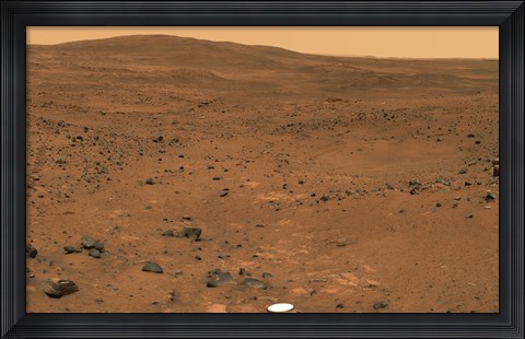 Framed Partial Seminole Panorama of Mars Print