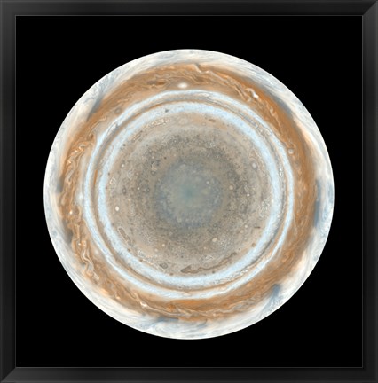 Framed Colors of Jupiter Print