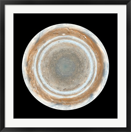 Framed Colors of Jupiter Print