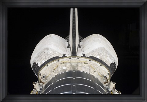 Framed Aft Portion of the Space Shuttle Endeavour Print