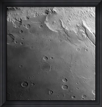 Framed Surface of Mars Print