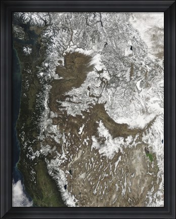 Framed Western United States Print