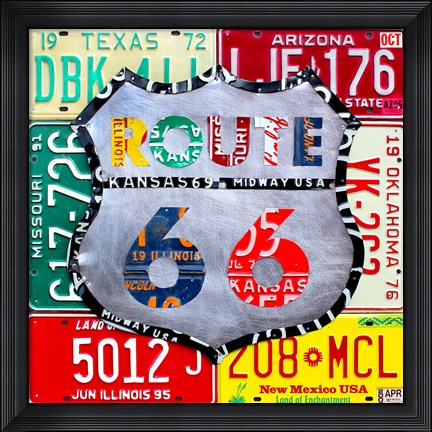 Framed Route 66 Edition 3 Print
