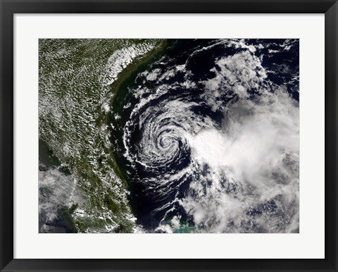 Framed Tropical Storm Edouard Print