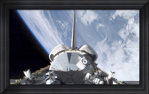 Framed Logistics Module for the Japanese Kibo Laboratory in Space Shuttle Endeavour&#39;s Payload Bay Print