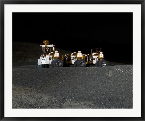 Framed NASA&#39;s New Lunar Truck Prototype Print