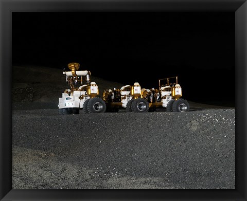 Framed NASA&#39;s New Lunar Truck Prototype Print