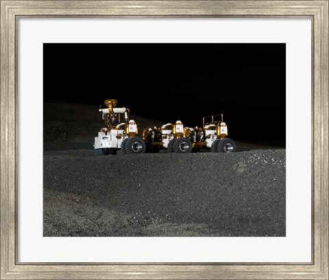 Framed NASA&#39;s New Lunar Truck Prototype Print