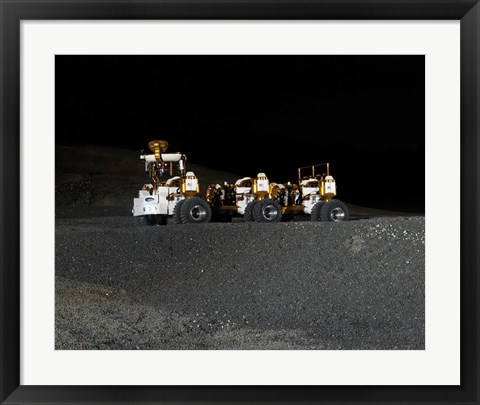 Framed NASA&#39;s New Lunar Truck Prototype Print