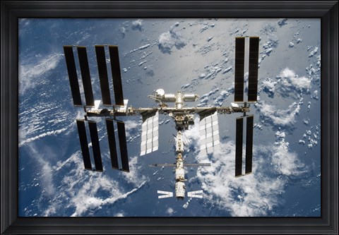 Framed International Space Station 4 Print