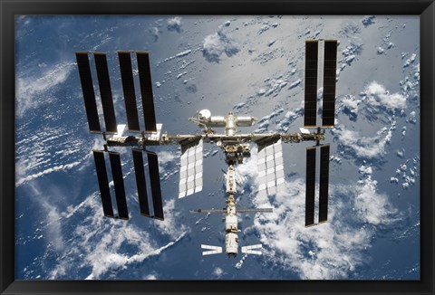 Framed International Space Station 4 Print