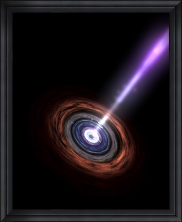 Framed Gamma Rays in Galactic Nuclei Print
