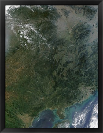 Framed Southeastern China Print