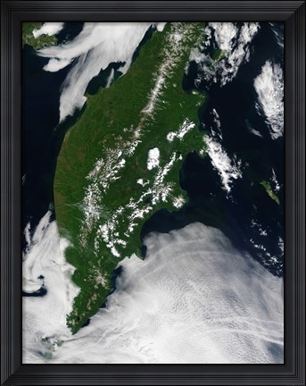 Framed Russia's Kamchatka Peninsula Print