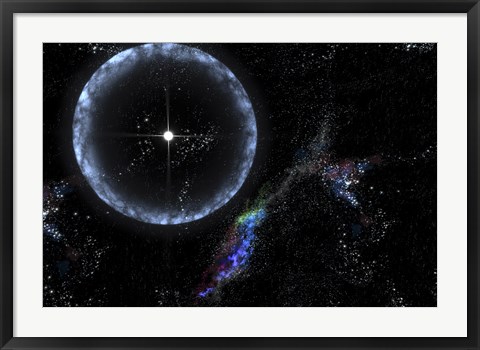 Framed Neutron Star SGR 1806-20 Producing a Gamma Ray Flare Print