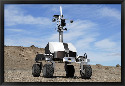 Framed K-10 Rover Black Print