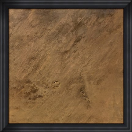 Framed Tenoumer Crater in Mauritania Print