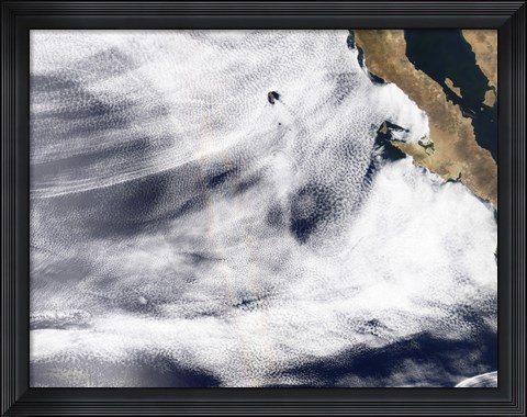 Framed Glory over the Pacific Ocean Print