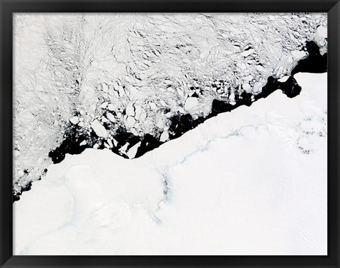 Framed East Antarctica&#39;s Prince Olav Coast Print