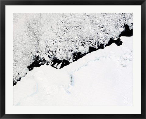 Framed East Antarctica&#39;s Prince Olav Coast Print