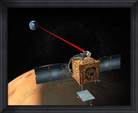 Framed Mars Telecommunications Orbiter Print