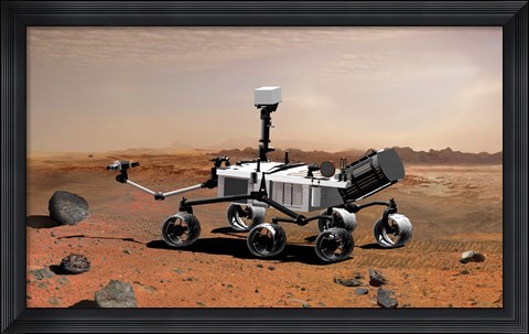 Framed Mars Science Laboratory Print
