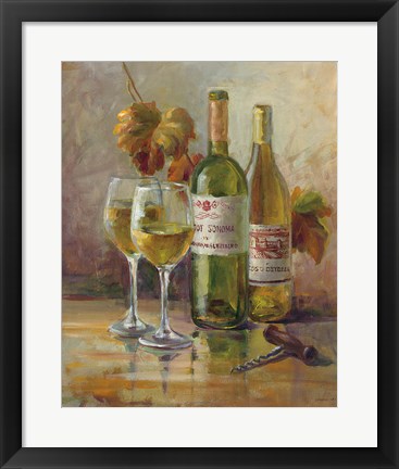 Framed Opening the Wine II Print