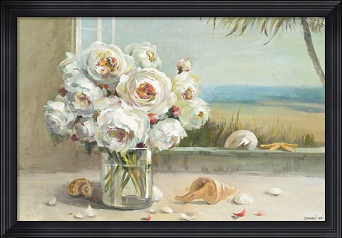 Framed Coastal Roses Print