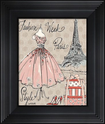 Framed Fashion Week III Print