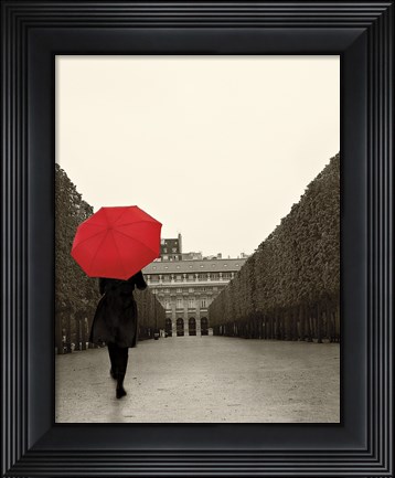 Framed Paris Stroll I Feet Print