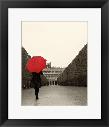 Framed Paris Stroll I Feet Print