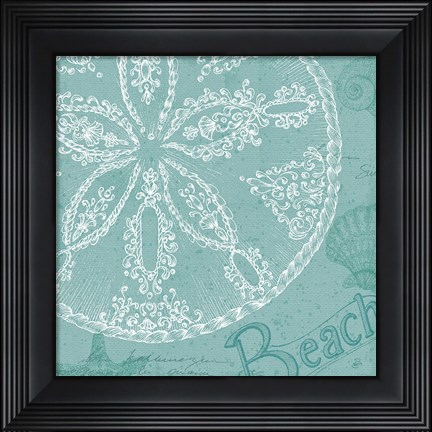 Framed Aqua Treasure II Print
