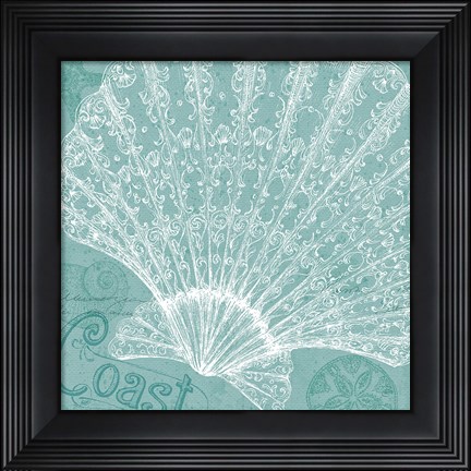 Framed Aqua Treasure III Print
