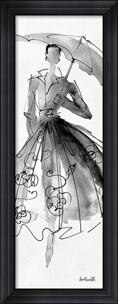 Framed Fashion Sketchbook VI Print