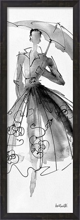 Framed Fashion Sketchbook VI Print