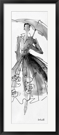 Framed Fashion Sketchbook VI Print