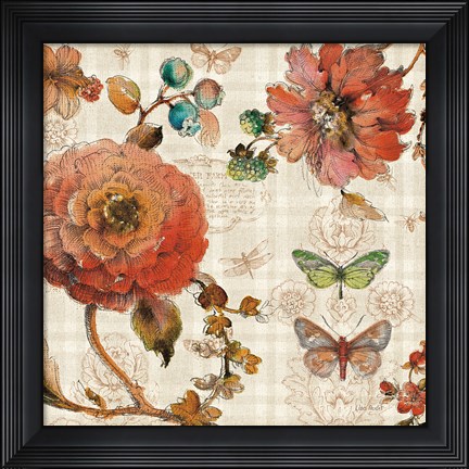 Framed French Country IV Print