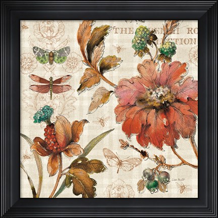 Framed French Country V Print