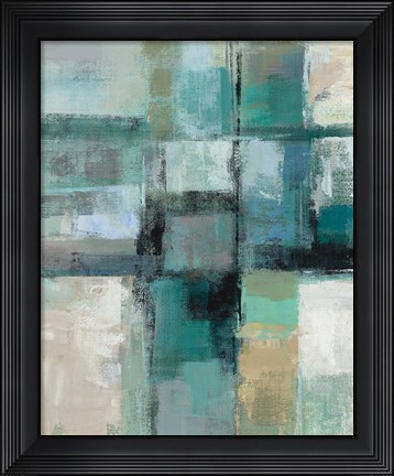 Framed Island Hues Crop I Print