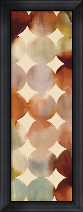 Framed Raindots Panel II Print